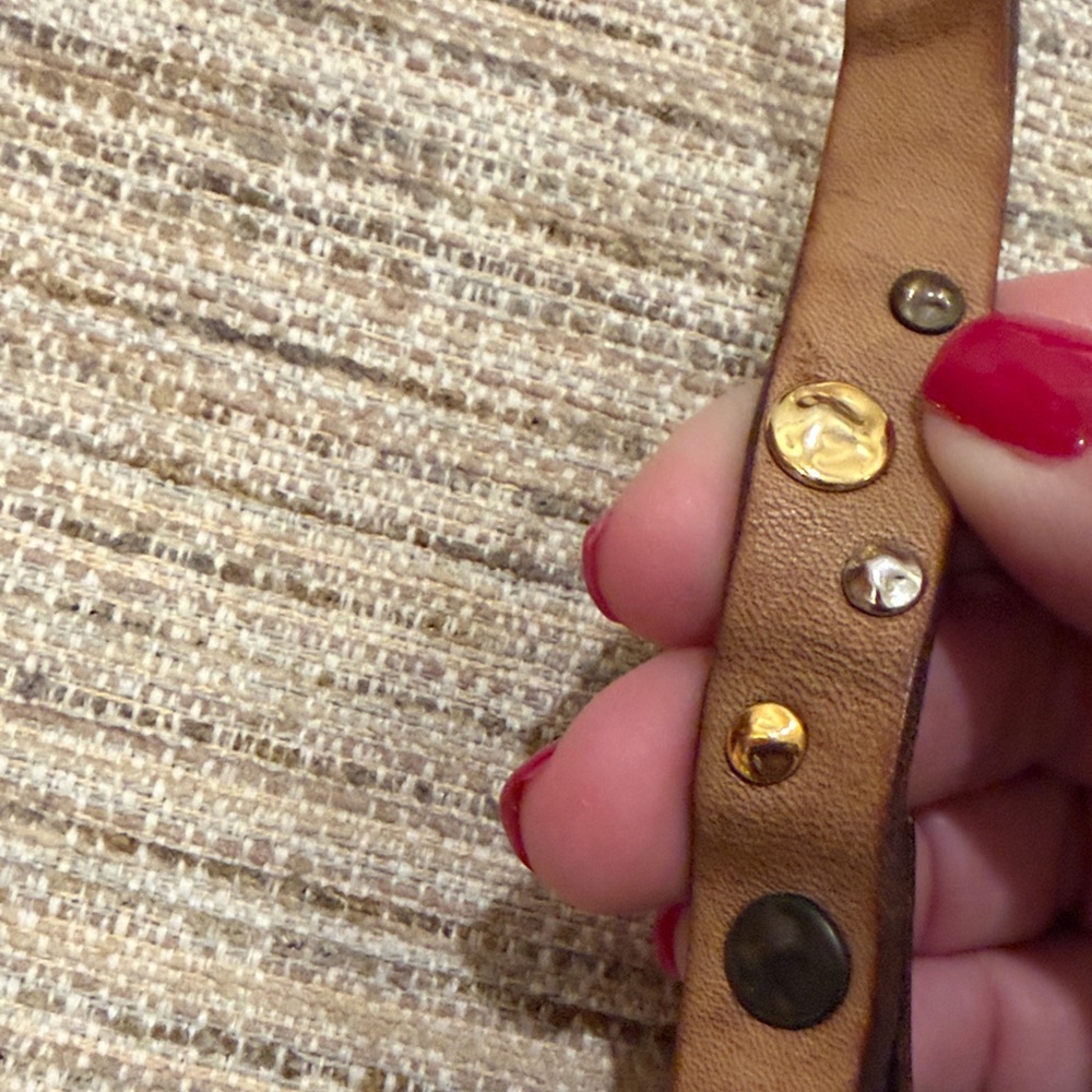 Campomaggi Studded Brown Crossbody Bag - Picture 4 of 11
